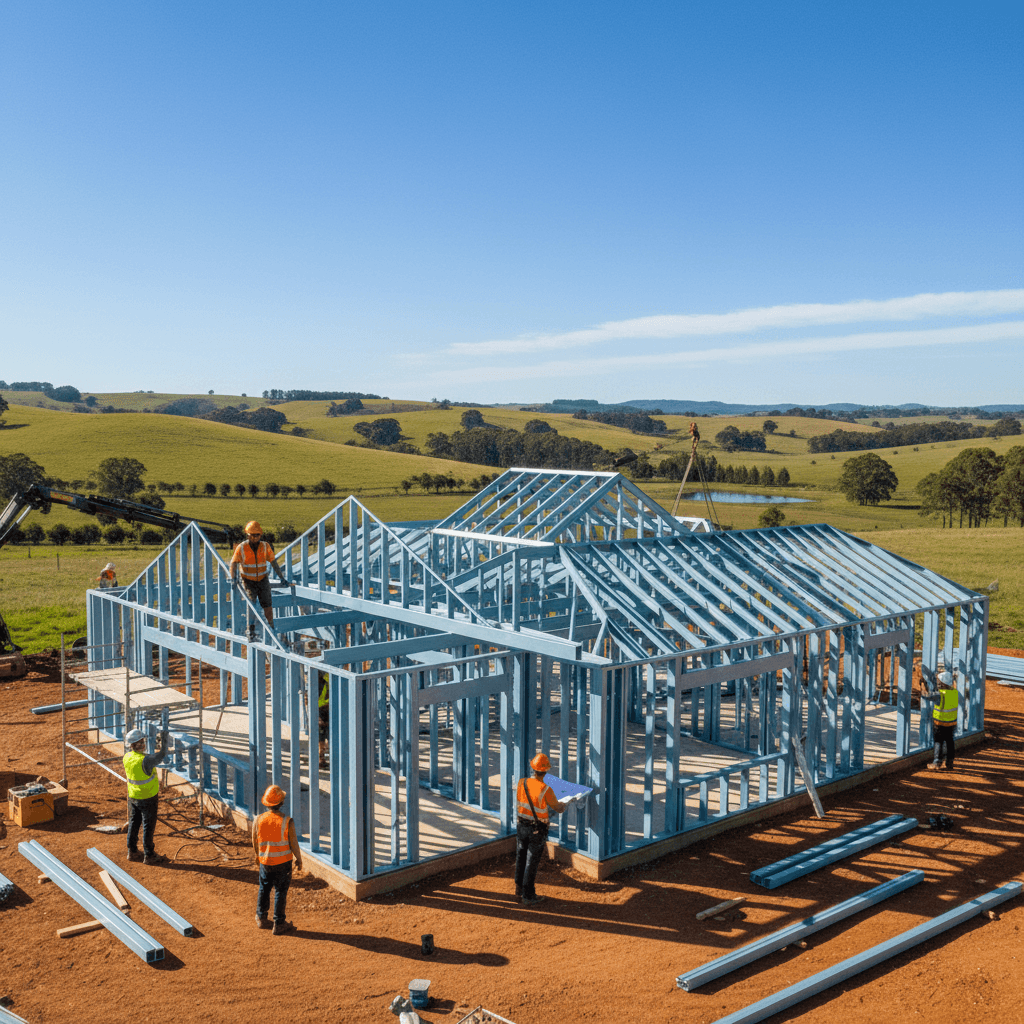 Mastering the Trade: Managing Subcontractors for Your Steel Frame Kit Home